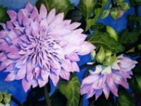 Dahlias, Watercolour | by Lee Rawn