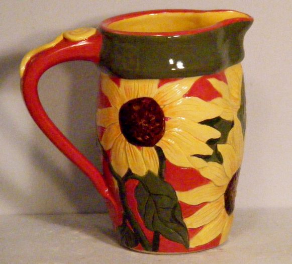 Sunflower Pitcher