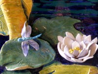 Dragonfly on Lily Pad | By Lee Rawn