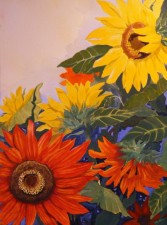 Sunflower Field | Watercolour by Lee Rawn