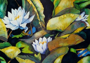 Water Lillies | Painting by Lee Rawn